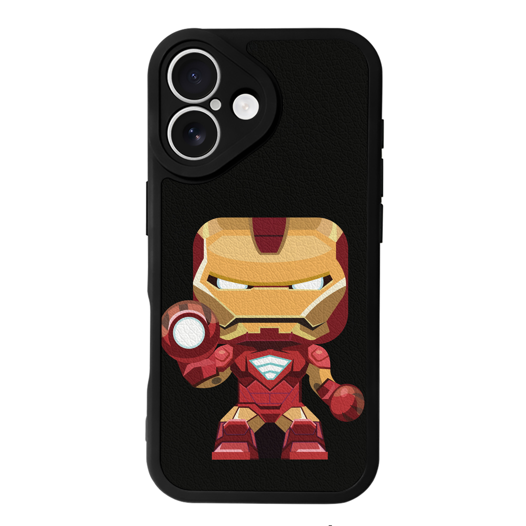 （画像用） アベンジャーズ The Avengers 【iPhone 16シリーズ対応】シリコンスマホケース（レザー調） 材質：シリコン